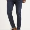 Pier One Jeans Slim FitDark Blue Denim Uomo Jeans PI922GA03-K12
