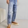 Emporio Armani Pockets PantJeans A SigarettaDenim Blu Uomo Jeans EA822G06J-K11