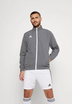 ADIDAS PERFORMANCE Entrada Presentation Giacca SportivaTeam Grey Four Uomo Pantaloni Sportivi E Joggers AD542F14M-C11