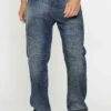 Jeans A SigarettaLavaggioblu Uomo Jeans C4D22G015-K11