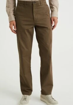 WE FASHION ChinoGreen Uomo Pantaloni WF522E0AB-N11