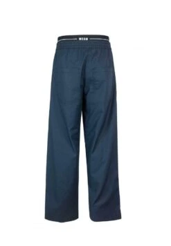 MSGM Con Logo - Pantaloni - Blu Navy -Vendite Jones 1df4b299fa7048e1a0dac4190a28f232