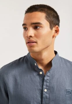 POLO CLUB Mao Collar Custom Fit Draco - Camicia - Denim Blue -Vendite Jones 2563e29f458d49f989d25af357dbfa0f