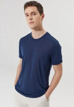 T-Shirt BasicNavy Blue Uomo T-shirt E Polo A7T22O02W-K11 -Vendite Jones 256b77ad907d4fb1a70fafa8f5bb83f9