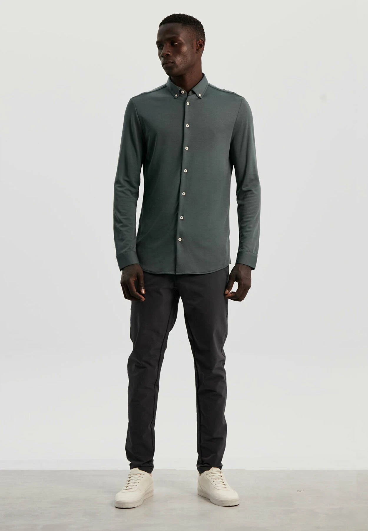 Non Iron Stain Repellent - Camicia - Dark Grey 2 Non Iron Stain Repellent - Camicia - Dark Grey - immagine 2