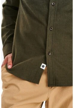 Anerkjendt Tone Melange - Camicia - Olivine -Vendite Jones 289b95601c9c4e96870262f099892633