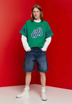 Edc By Esprit Locker - Shorts Di Jeans - Blue Dark Washed -Vendite Jones 2a3888a633f94b5fb19b1df8b325c58c