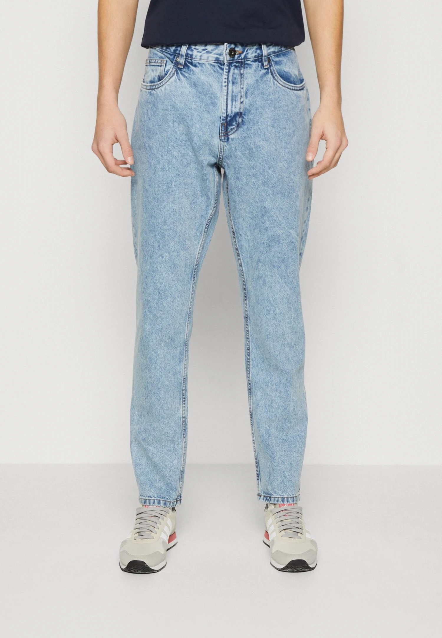 Indicode Jeans Jeans Tapered FitFrozen Bleach Uomo Jeans IJ022G01V-K11 1 Indicode Jeans Jeans Tapered FitFrozen Bleach Uomo Jeans IJ022G01V-K11