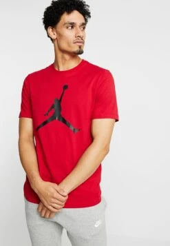 Jordan Jumpman CrewT-Shirt Con StampaGym Red/Black Uomo T-shirt E Polo JOC22O00M-G11