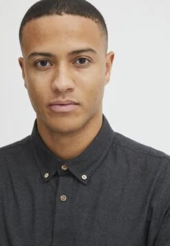 Solid Sdpete Sh - Camicia - True Black Melange -Vendite Jones 371708bda2644eaa800ffb62e9bc33b8