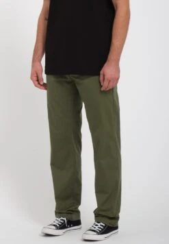 Volcom Frickin Modern PantaloniSquadron Green Uomo Pantaloni V1922E037-M11