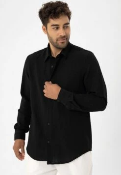 Long SleeveCamiciaBlack Uomo Camicie D4H22D019-Q11 -Vendite Jones 40c08b51e841440893f3d2a65a0a5286