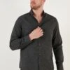 Regular Fit - Camicia - Anthracite