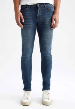 DeFacto Super Skinny Fit Denim TrouserJeans Slim FitGreen Uomo Jeans DEZ22G0F0-M11