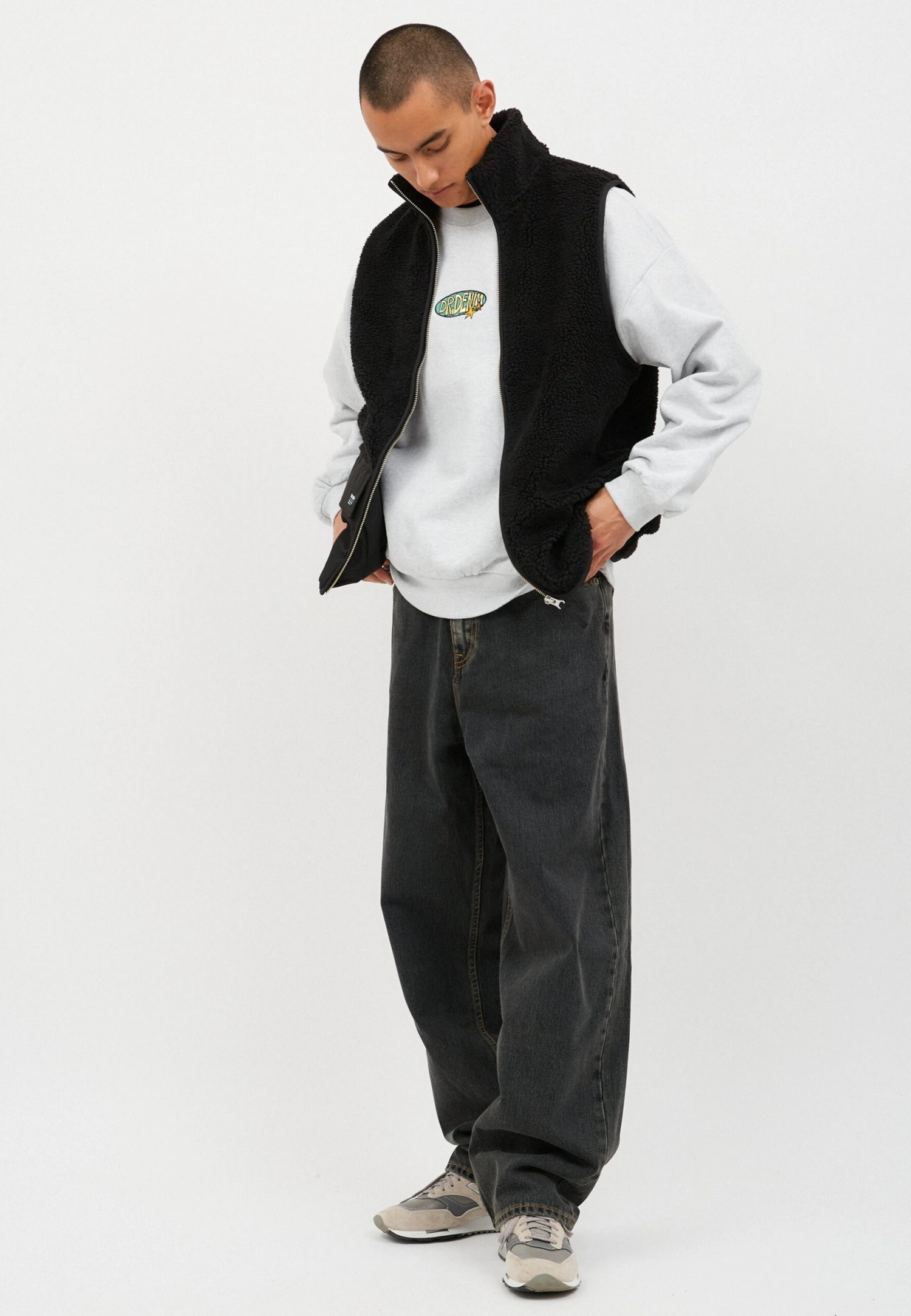 Dr. Denim Kobe - Jeans A Zampa - Tinted Black 2 Dr. Denim Kobe - Jeans A Zampa - Tinted Black - immagine 2