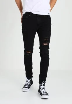 Jack & Jones Jjiliam JjoriginalJeans Skinny FitBlack Denim Uomo Jeans JA222G0KL-Q11