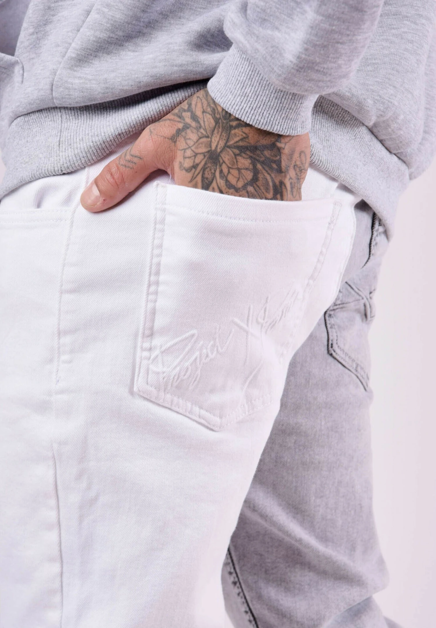 Jeans A SigarettaGris Clair Uomo Jeans PRK22G00Y-C11 5 Jeans A SigarettaGris Clair Uomo Jeans PRK22G00Y-C11 - immagine 5