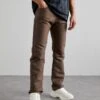 424 Pantalone UomoPantaloniBrown Uomo Pantaloni F4V22E00B-O11