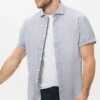 BRAX Kurzarm Style Hardy - Camicia - Ocean