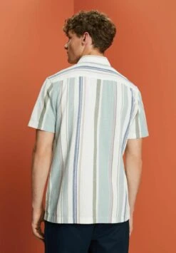 ESPRIT Kurzarm Mit Streifen - Camicia - Dusty Green -Vendite Jones 73dec67bd48e4a8184a0895570127af8