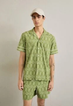 Filling Pieces ResortCamiciaOlive Uomo Camicie FIB22D005-M11