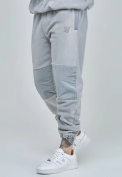 SikSilk PanelledPantaloni SportiviGrey Uomo Pantaloni Sportivi E Joggers SIF22E0FY-C11