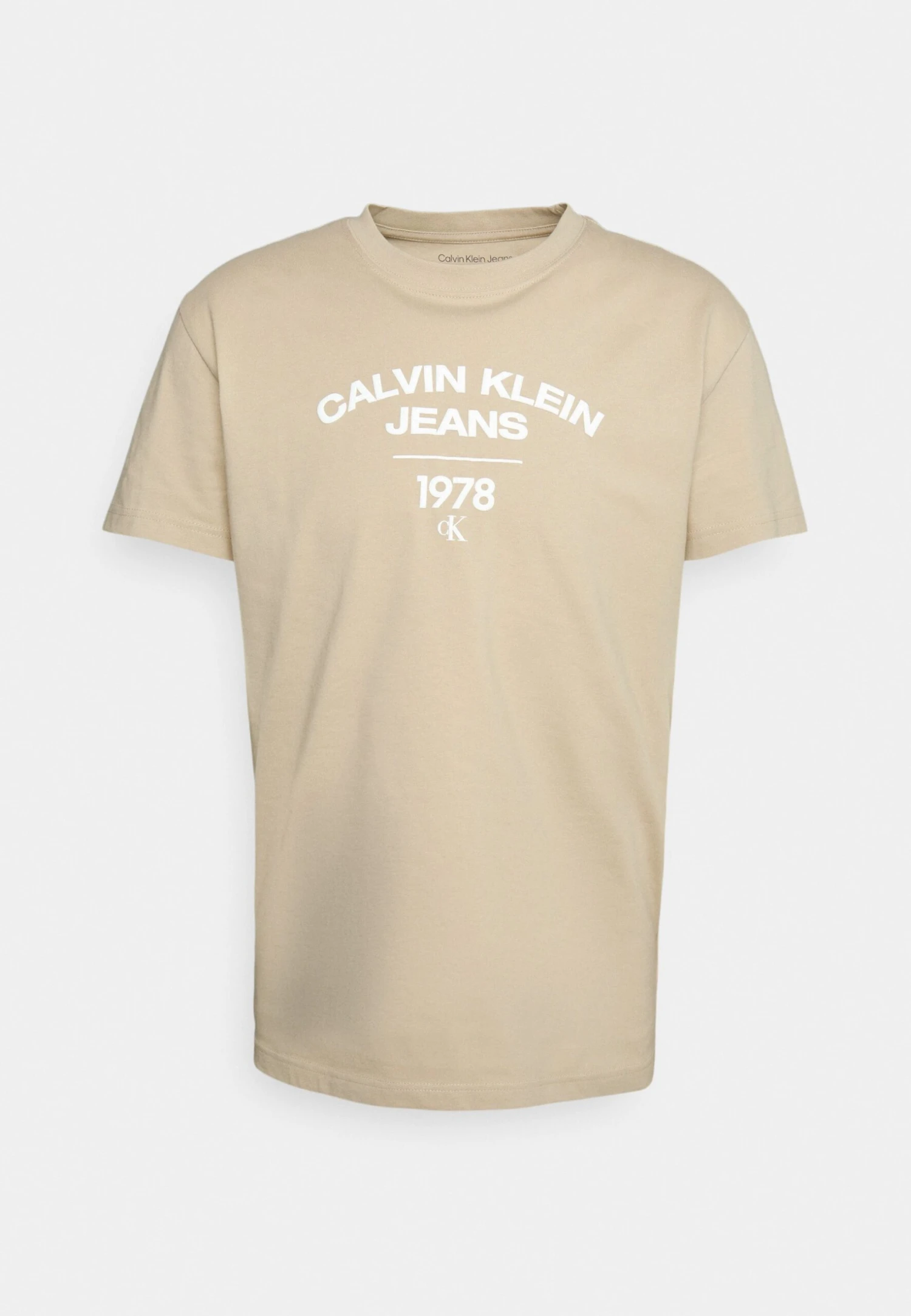 Calvin Klein Jeans Varsity Curve LogoT-Shirt Con StampaTravertine Uomo T-shirt E Polo C1822O0H9-B11 4 Calvin Klein Jeans Varsity Curve LogoT-Shirt Con StampaTravertine Uomo T-shirt E Polo C1822O0H9-B11 - immagine 4