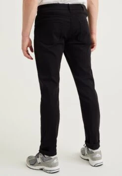 WE FASHION RidgePantaloniBlack Uomo Pantaloni WF522E0AF-Q11 -Vendite Jones 88609f4a195144dea065e05cb44eb2b3