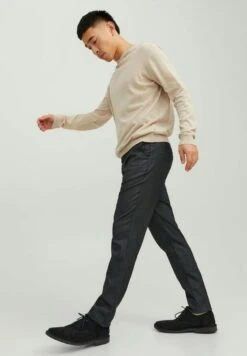 Jack & Jones Marco StrukturChinoNavy Blazer Uomo Pantaloni JA222E1BC-K11 -Vendite Jones 8b4c78ead1bc4d70af7bdf030baf8f0d