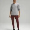 Lululemon Surge Raw Pantaloni SportiviRed Merlot Uomo Pantaloni LLS42E011-G11