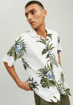 JACK&JONES Premium Jprblatropic Resort Relax FitCamiciaBright White Uomo Camicie JAM22D0AV-A12 -Vendite Jones 991614782ee645dd956d81257324aa9c