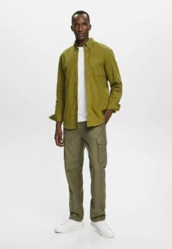 ESPRIT Camicia - Olive -Vendite Jones 9ed7f07b7cba481bbab85f09974a0cdc