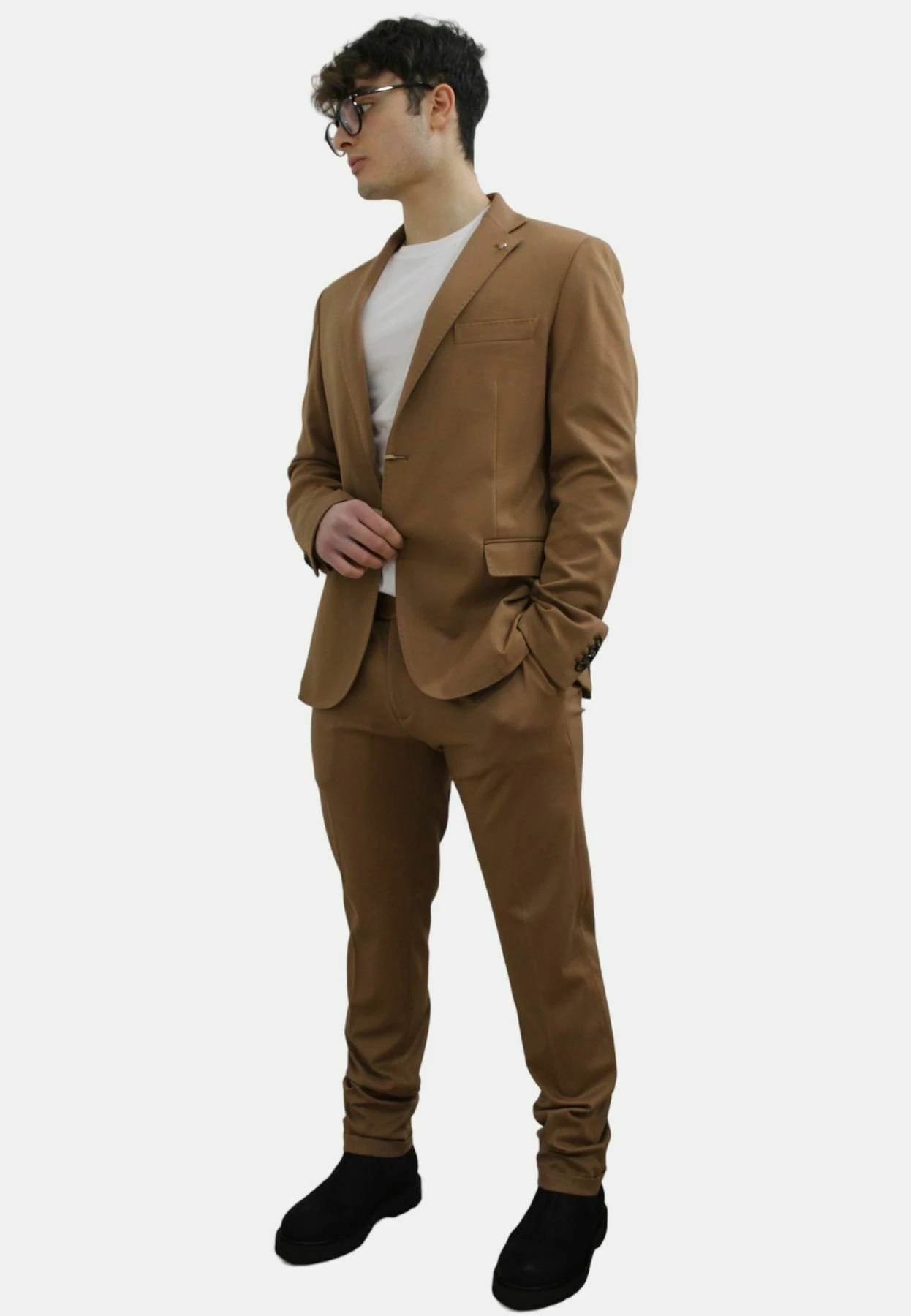 ChinoMarrone Uomo Pantaloni QB122E001-O11 2 ChinoMarrone Uomo Pantaloni QB122E001-O11 - immagine 2