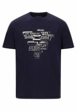 Guess Mit FrontprintT-Shirt Con StampaBlau Uomo T-shirt E Polo GU122O151-K11 -Vendite Jones a4c5802a4120489491363b370f86c55e