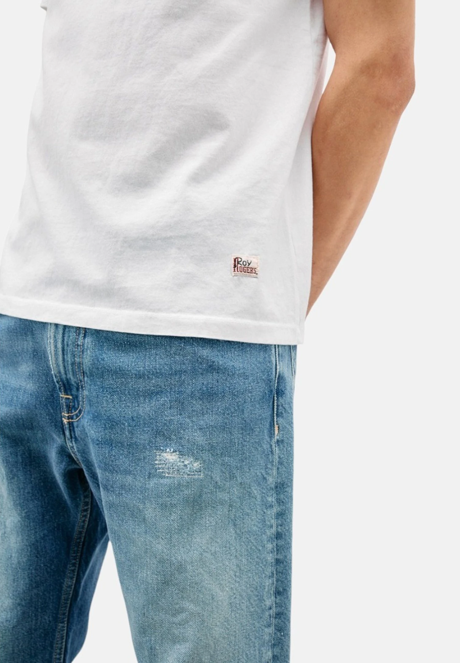 T-Shirt BasicBianco Uomo T-shirt E Polo RR422O00P-A11 4 T-Shirt BasicBianco Uomo T-shirt E Polo RR422O00P-A11 - immagine 4