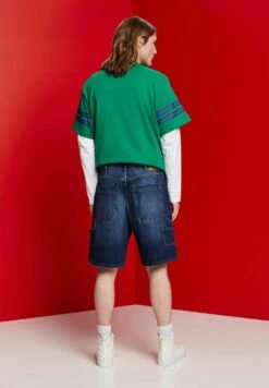 Edc By Esprit Locker - Shorts Di Jeans - Blue Dark Washed -Vendite Jones bc7d350e111f4b8f87d16307fedfbf26