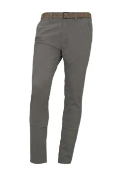 TOM TAILOR Denim Slim Fit Chino With BeltChinoCastlerock Grey Uomo Pantaloni TO722E03C-C12 -Vendite Jones bcef56b88cea49a696e2cc16d283266f