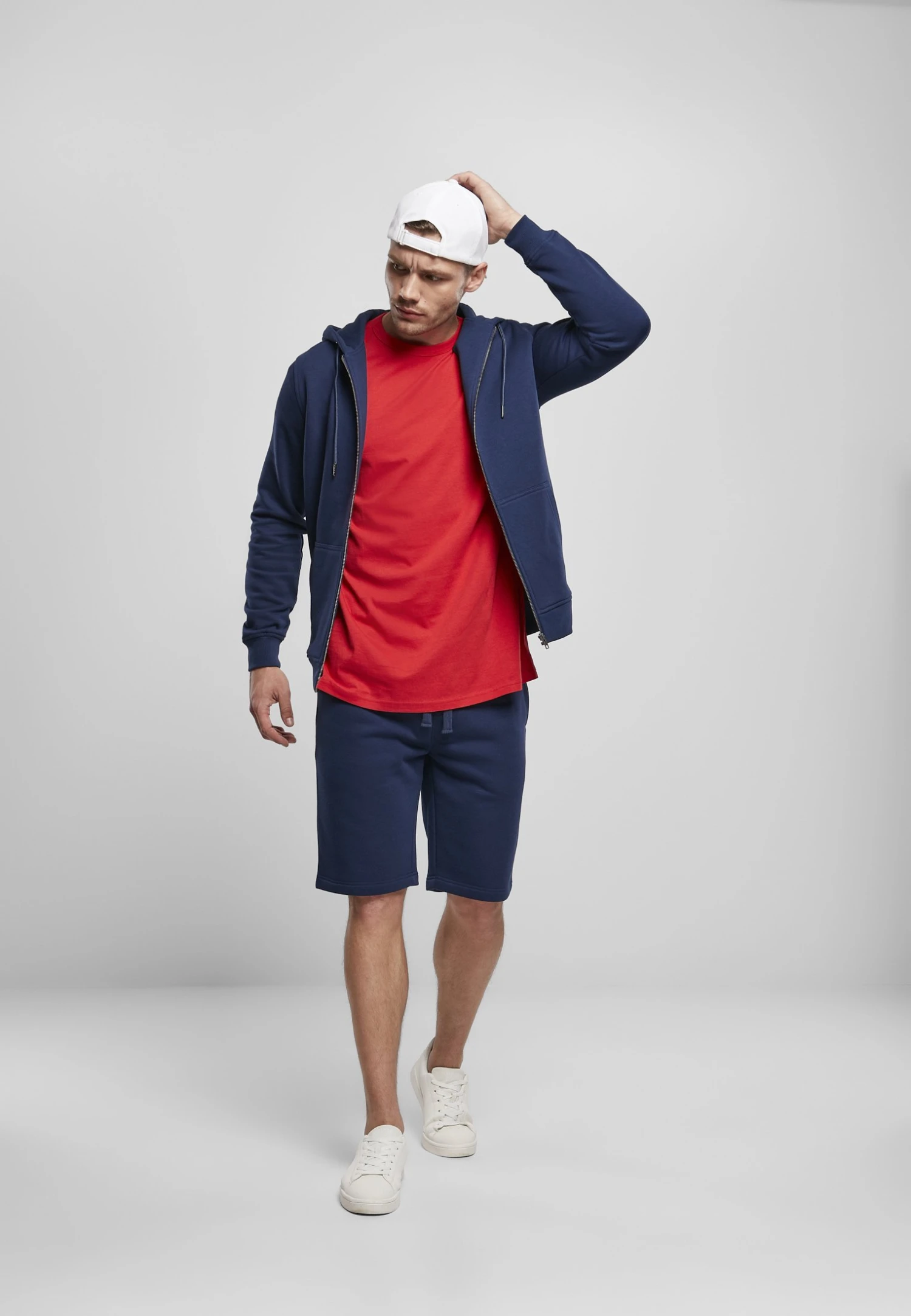 URBAN CLASSICS Basic SweatshortsPantaloni SportiviDarkblue Uomo Pantaloni Sportivi E Joggers UR622F00O-K11 2 URBAN CLASSICS Basic SweatshortsPantaloni SportiviDarkblue Uomo Pantaloni Sportivi E Joggers UR622F00O-K11 - immagine 2