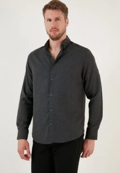 Regular Fit - Camicia - Anthracite -Vendite Jones ca0115db67ec464197cede2201a07c05