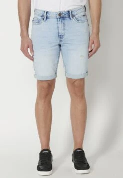 Koroshi Bermuda Cowboy StrecthShorts Di JeansAzul Cl Light Blue Uomo Jeans KOL22F08M-K11