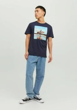 Jack & Jones 2Er PackT-Shirt Con StampaNavy Blazer Uomo T-shirt E Polo JA222O5EZ-K11 -Vendite Jones d8868498af0d4f19adc834e20ebb078f