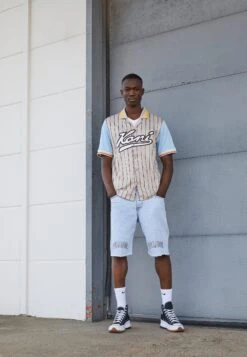 Pegador Burton Shorts Di JeansWashed Light Blue Uomo Jeans PEP22F001-K11