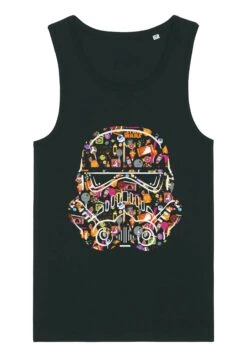 Star Wars Last Jedi Candy Trooper Face- Top - Black -Vendite Jones dd2326881c4c491b859280c3ca310117