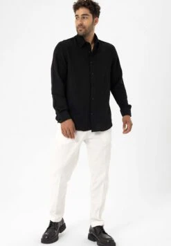 Long SleeveCamiciaBlack Uomo Camicie D4H22D019-Q11 -Vendite Jones df736e487e0a4ef59238db7b2e0d06e6