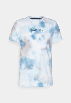 Hollister Co. Tie Dye PrintT-Shirt Con StampaBlue/Tan Wash Uomo T-shirt E Polo H0422O0EU-K11 -Vendite Jones e3fd05555ded455f98aed05e81ee5149