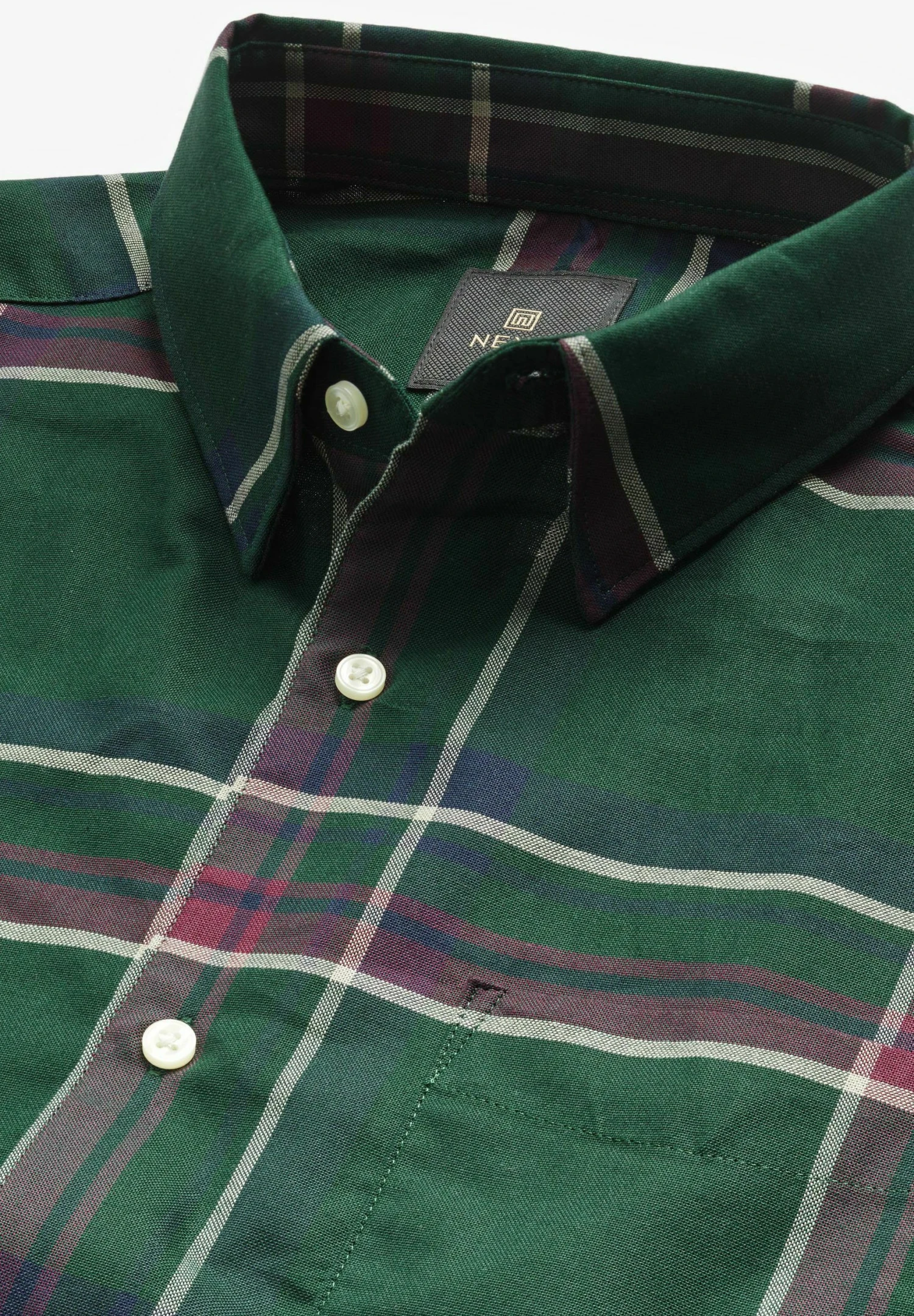 Next Check Long Sleeve Stretch OxfordCamiciaGreen Uomo Camicie NX322D1S3-M11 7 Next Check Long Sleeve Stretch OxfordCamiciaGreen Uomo Camicie NX322D1S3-M11 - immagine 7