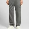 BERSHKA Cargo StraightPantaloniMottled Dark Grey Uomo Pantaloni BEJ22E0CJ-C11